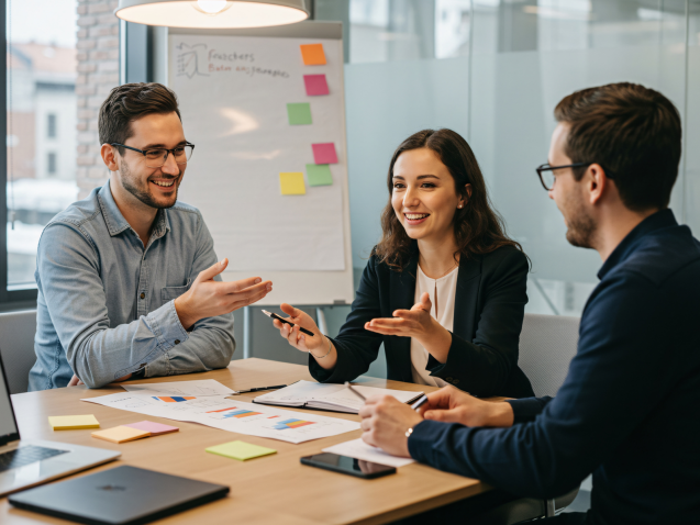Folder institucional de consultoria em RH e executive search - RH Solution